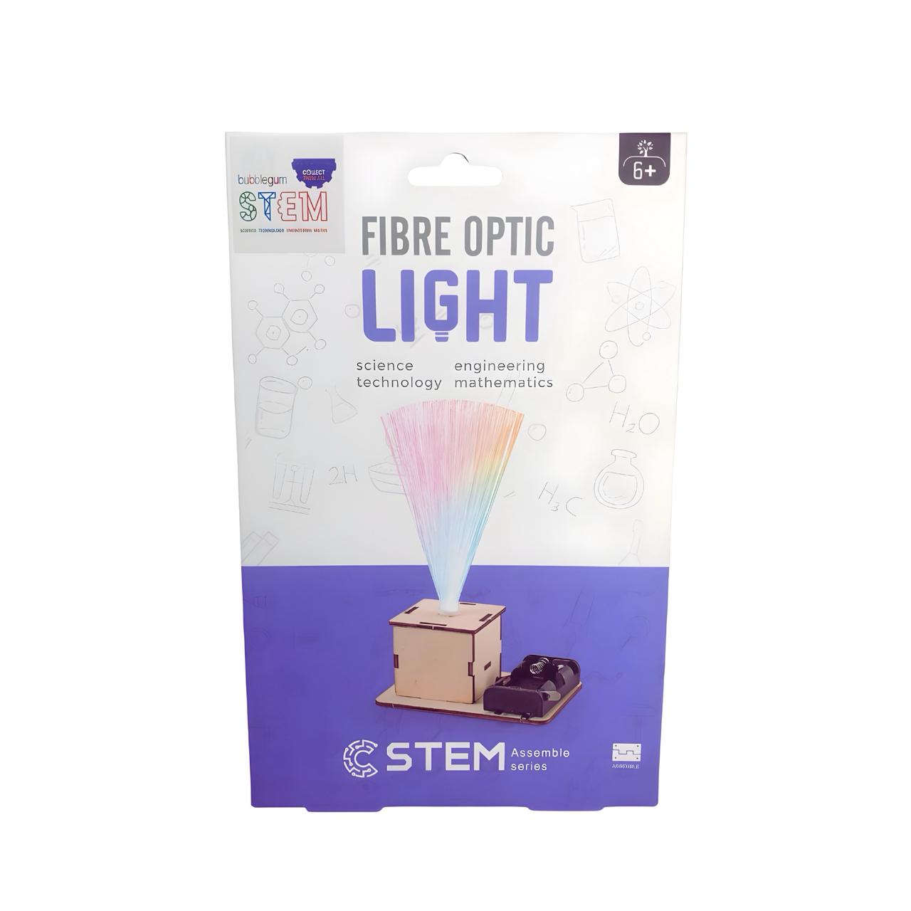 Wood STEM Fibre Optic Luminescent Night Light