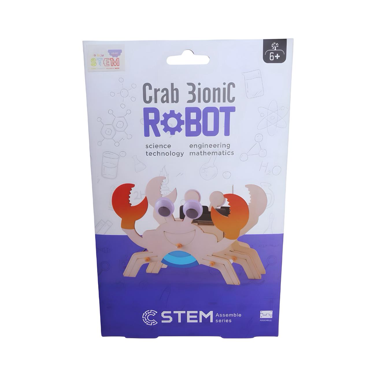 Wood STEM Crab Bionic Robot
