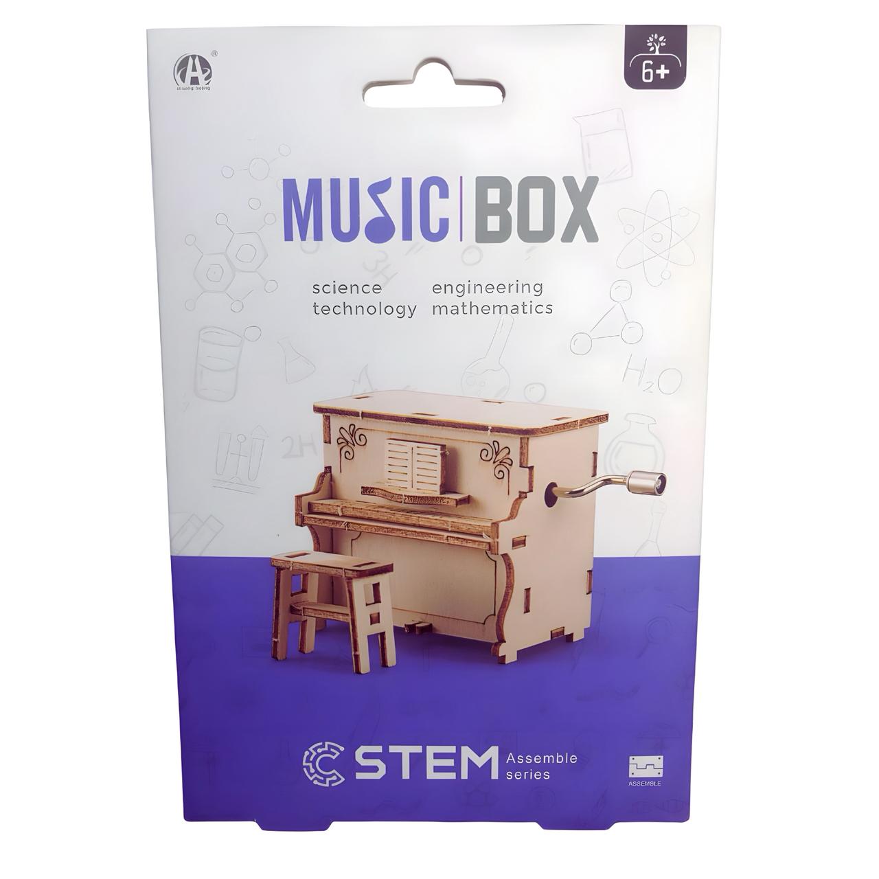 Wood STEM Music Box