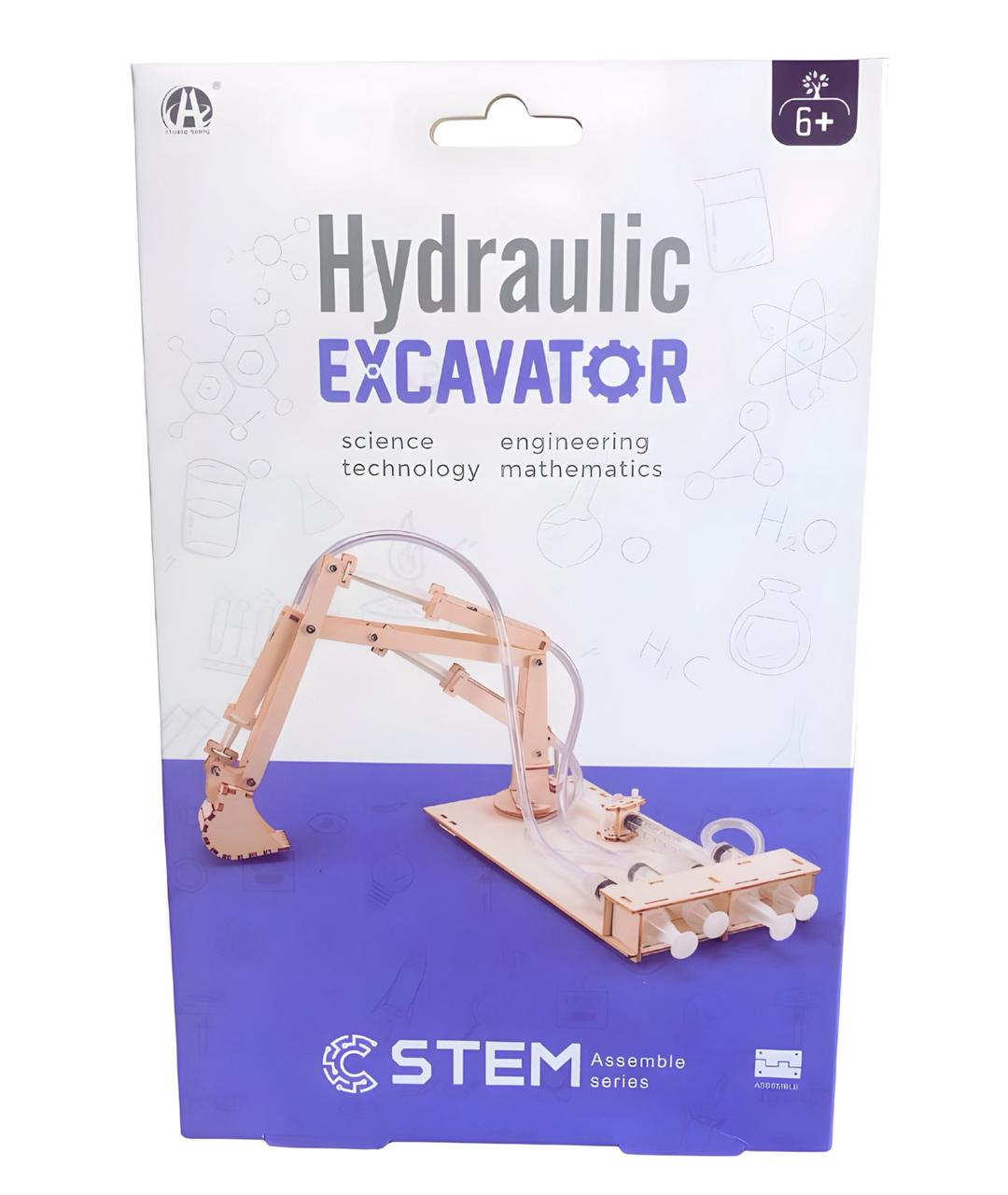 Wood STEM Hydraulic Excavator